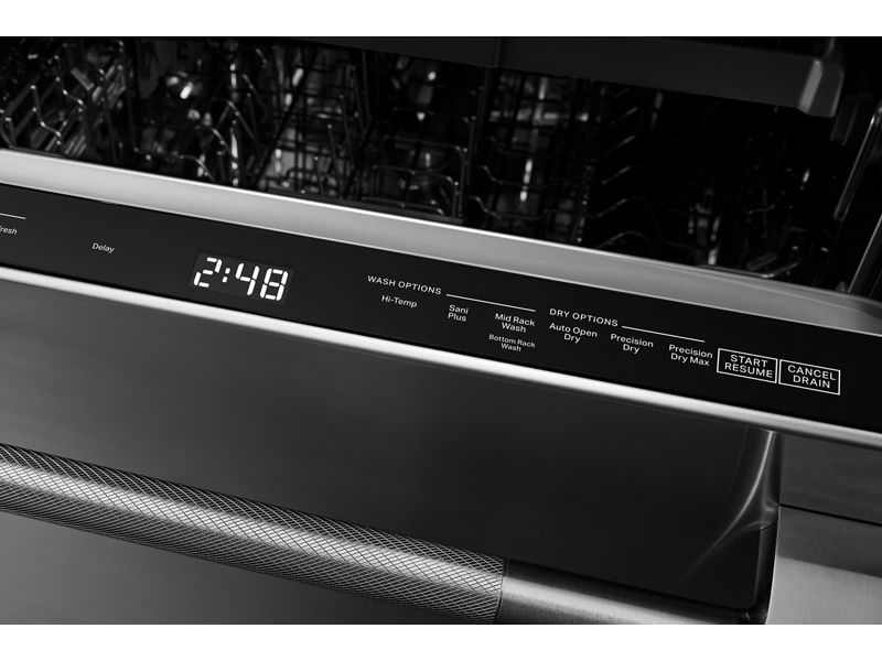 24" Jenn-Air NOIR Built-In Dishwasher with Precise Fit 3rd Rack for Cutlery - JDTS3924SM