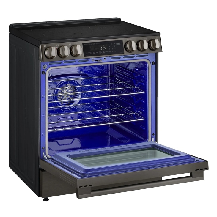 30" LG 6.3 Cu. Ft. Smart Electric Slide-in Range with InstaView ProBake Convection and Air Fry - LSEL6335ZE