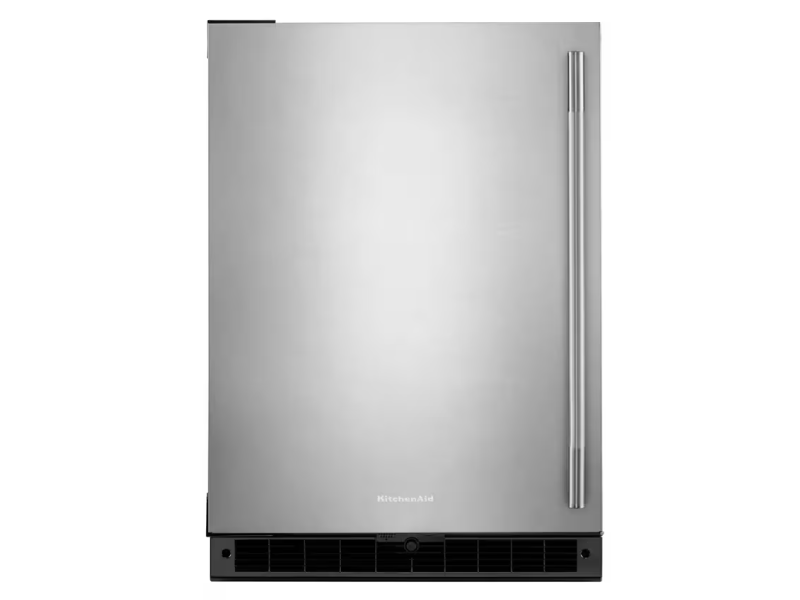 24" KitchenAid Undercounter Refrigerator with Stainless Steel Door - KURL124SSB