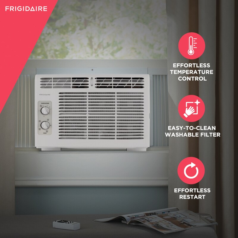 Frigidaire 5000 BTU Window Mounted Room Air Conditioner - FFRA051WAE