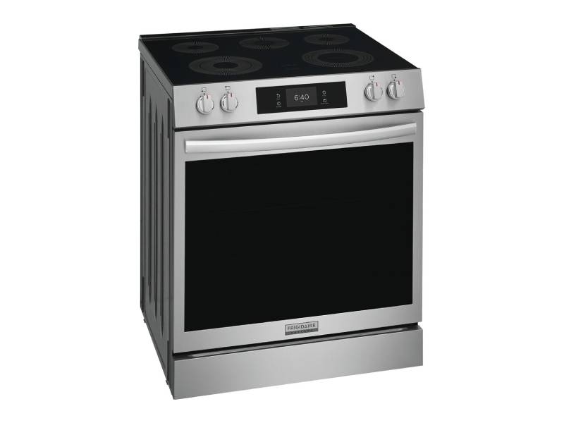 30" Frigidaire Gallery Electric Range with Stone-Baked Pizza - GCFE307CBF