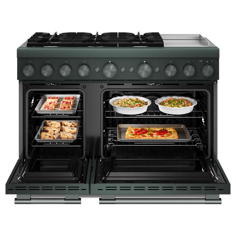 48" KitchenAid 6 Burner Commercial-Style Dual Fuel Range - KFDD948SJP