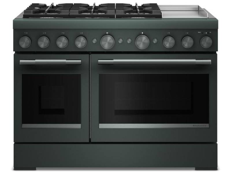 48" KitchenAid 6 Burner Commercial-Style Dual Fuel Range - KFDD948SJP