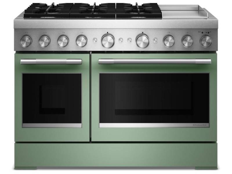 48" KitchenAid 6 Burner Commercial-Style Dual Fuel Range - KFDD948SDC