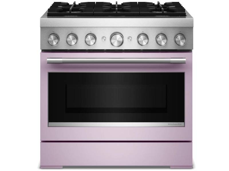 36" Kitchenaid 6 Burner Commercial-Style Dual Fuel Range - KFDS936SWF