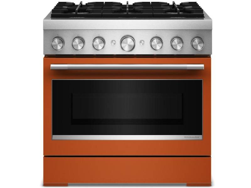 36" Kitchenaid 6 Burner Commercial-Style Dual Fuel Range - KFDS936SSC