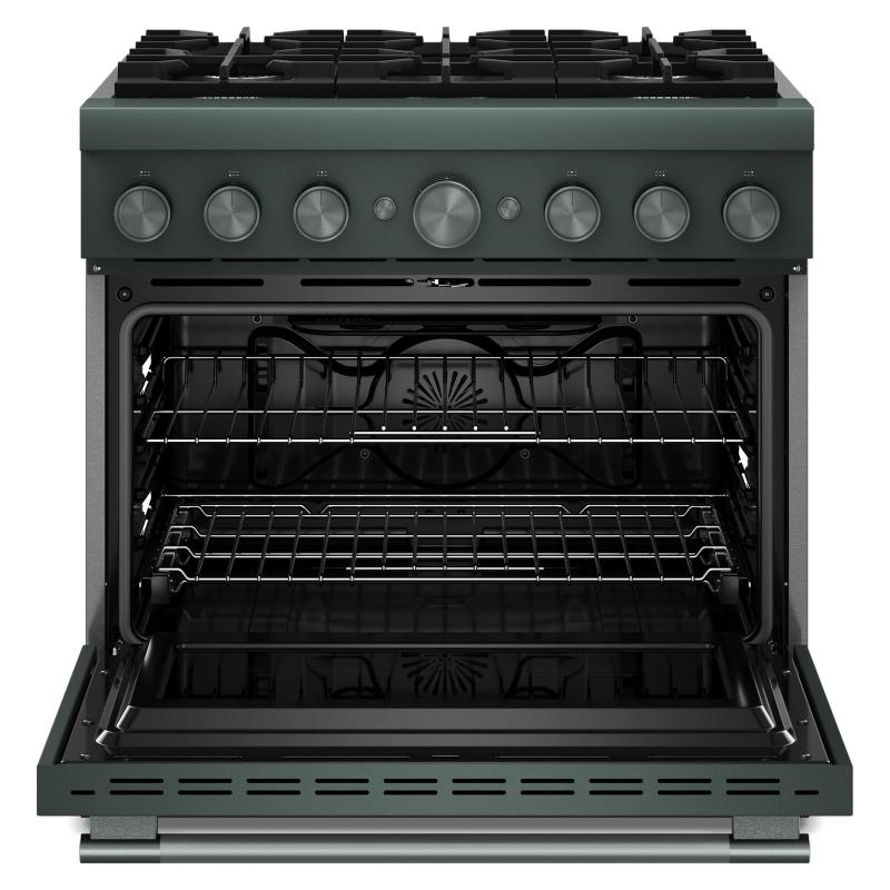 KitchenAid 6 Burner Commercial-Style Dual Fuel Range - KFDS936SJP