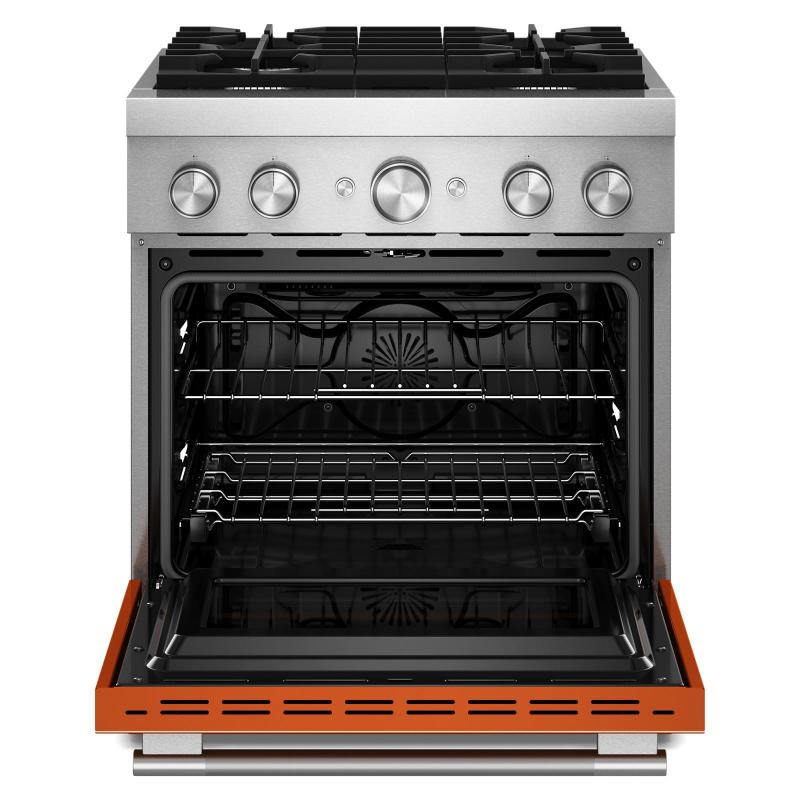 30" Kitchenaid 4 Burner Commercial-Style Dual Fuel Range - KFDS930SSC