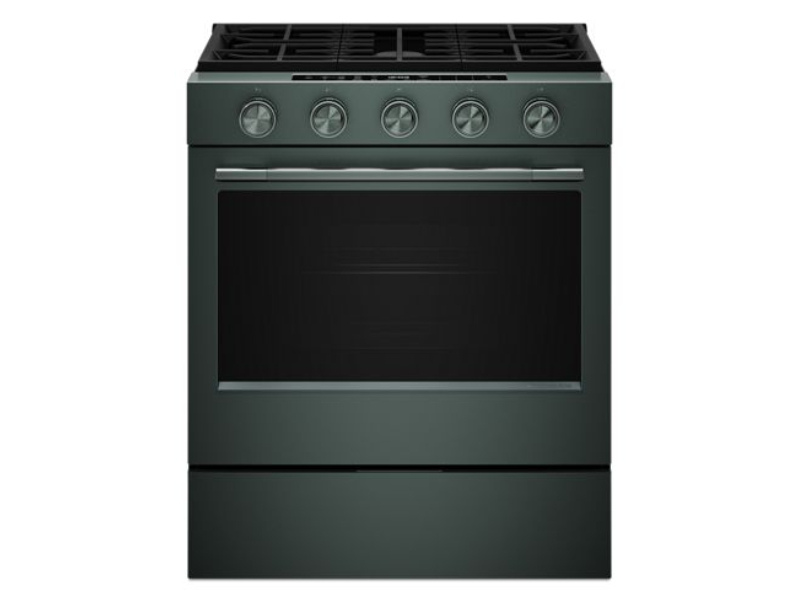 30" KitchenAid 5.0 Cu. Ft. Smart Slide-in Gas Range with Convection Cooking Modes and 2-in-1 Burner - KSGS530SJP
