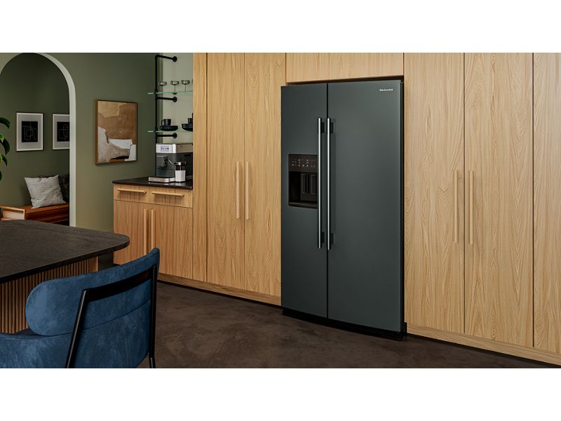 36" KitchenAid 20.8 Cu. Ft. Counter-Depth Side-by-Side Refrigerator - KRSC536RJP