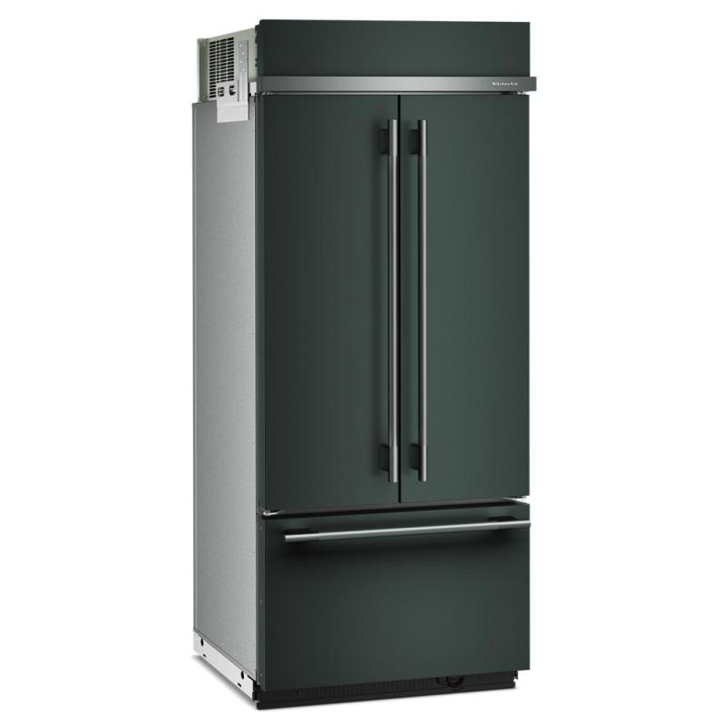 36" Kitchenaid 20.8 Cu. Ft. Built-In French Door Bottom Mount Refrigerator - KBFN536SJP
