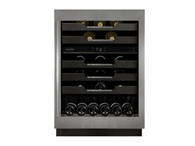 24" Marathon Built-in Dual Zone Wine Cooler in Stainless Steel - M4-D200SS