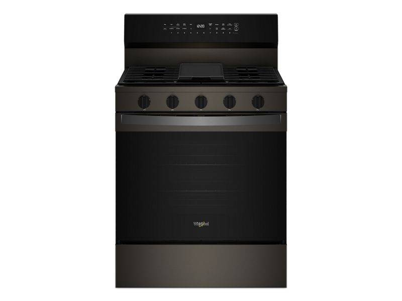 30" Whirlpool 5.3 Cu. Ft. Smart Gas Range with Air Cooking Technology  - WFGS7530RV