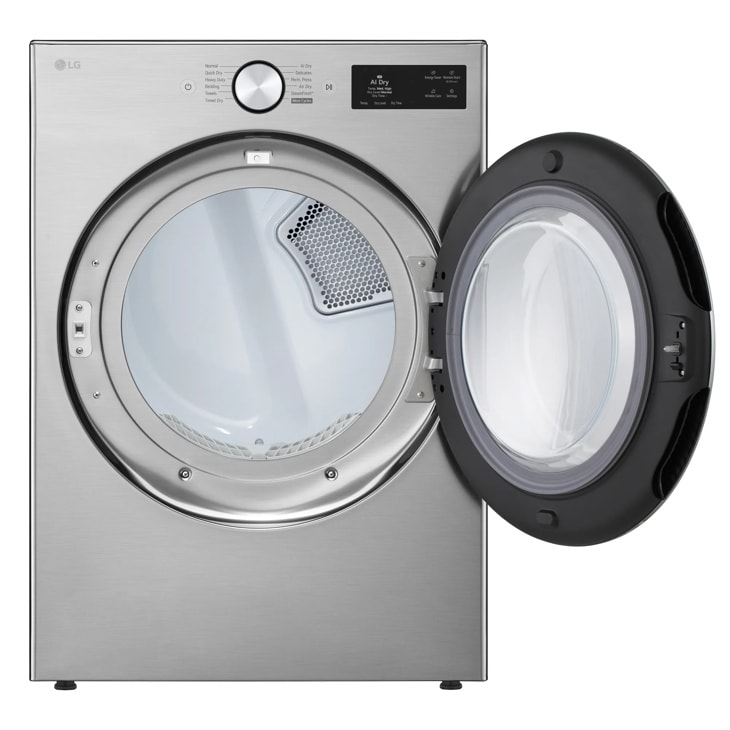 27" LG Smart Front Load Electric Dryer with TurboSteam - DLEX5800V