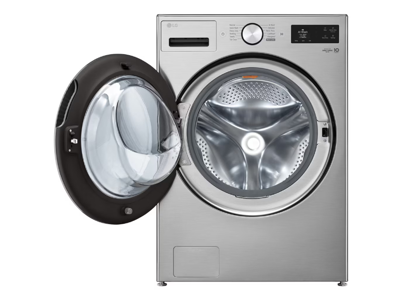27" LG 5.8 Cu. Ft. Ultra Large Capacity Front Load Washer with AI DD and TurboWash 360 - WM5800HVA