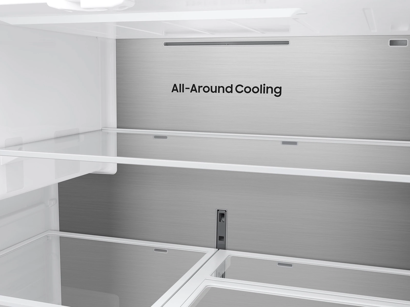 36" Samsung Bespoke AI 3-Door French Door Refrigerator - RF70H25GERAA