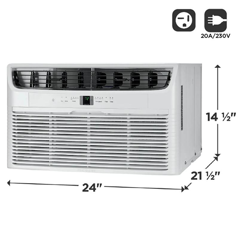 Frigidaire 10000 BTU Wall Room Air Conditioner with Supplemental Heat - FHTE103WA2