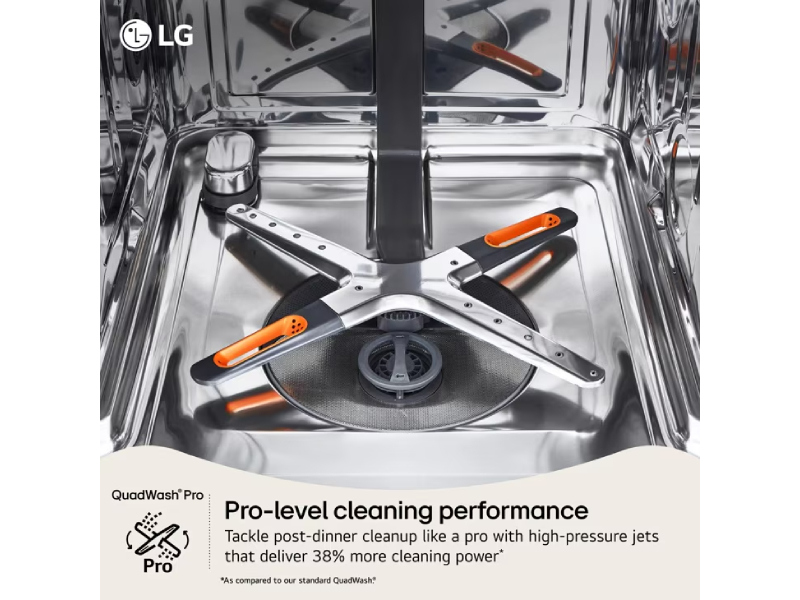 LG Smart Top Control FlushFit Design Dishwasher - LDNPQ445S