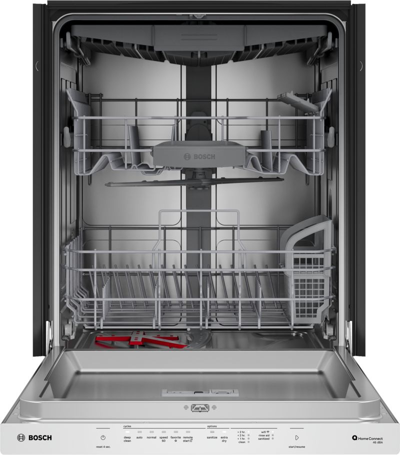 24" Bosch 300 Series Dishwasher in Brushed Steel Anti-Fingerprint - SHP53EM5N