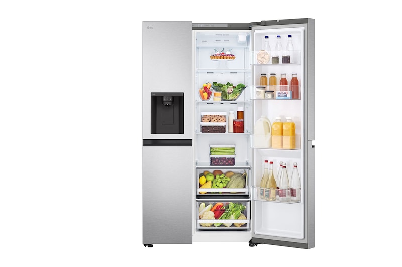 36" LG 29 Cu. Ft. Side-by-Side Standard Depth Refrigerator with Ice and Water Dispenser - LS29S3230V