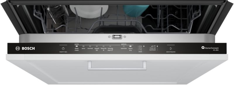 24" Bosch 300 Series Dishwasher in Custom Panel - SHV53EM3N