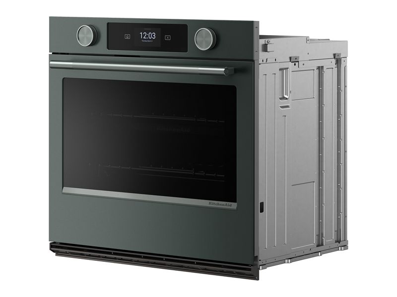 30" Kitchenaid Smart Electric Single Wall Oven with Intelligent Cooking Camera in Juniper - KOES930SJP