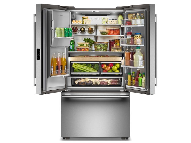 36" Kitchenaid Counter-Depth French Door Refrigerator with Intelligent Auto Fill - KRFC536SPS