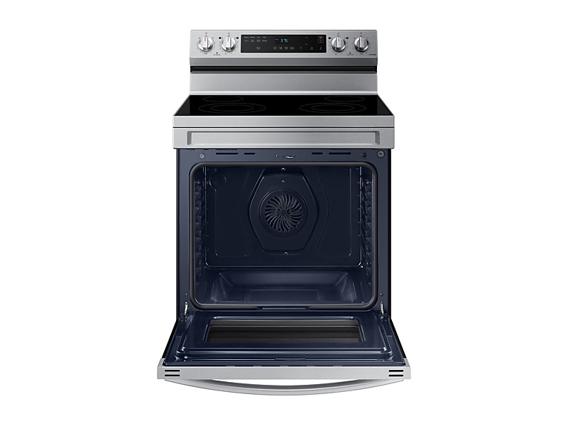 Samsung Electric Freestanding Range Fan Convection Oven with Air Fry 6.3 cu. ft.br - NE63F6510SR/AC