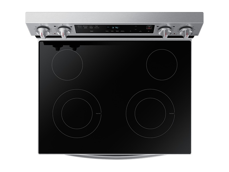 Samsung Electric Freestanding Range Fan Convection Oven with Air Fry 6.3 cu. ft.br - NE63F6510SR/AC