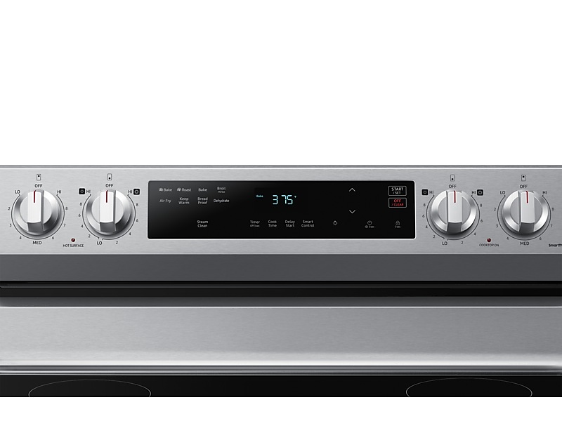Samsung Electric Freestanding Range Fan Convection Oven with Air Fry 6.3 cu. ft.br - NE63F6510SR/AC