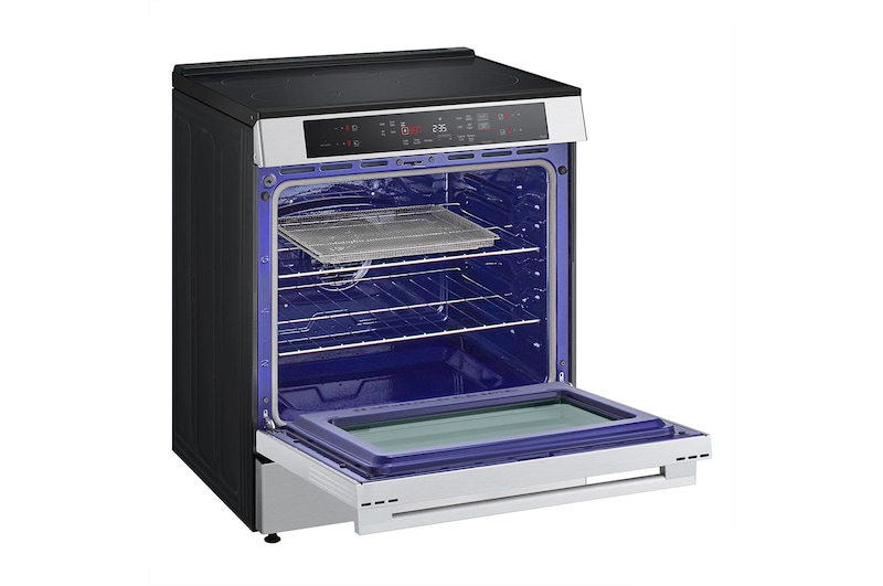 30" LG Slide-in 6.3 Cu Ft. Induction Range with True Convection Air Fry SelfClean EasyClean and Smart Stainless - LSIL6332XE