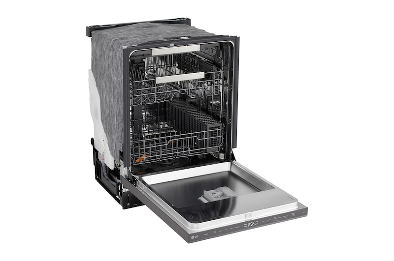 24" LG Floor Status Indicator Top Control FlushFit Dishwasher - LDNPQ555D