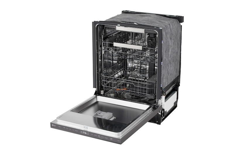 24" LG Floor Status Indicator Top Control FlushFit Dishwasher - LDNPQ555D