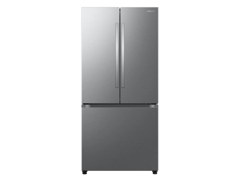 33" Samsung 25 Cu.Ft. RF50 Neo Bespoke AI 3-Door French Door Refrigerator - RF25C5A01SRAA
