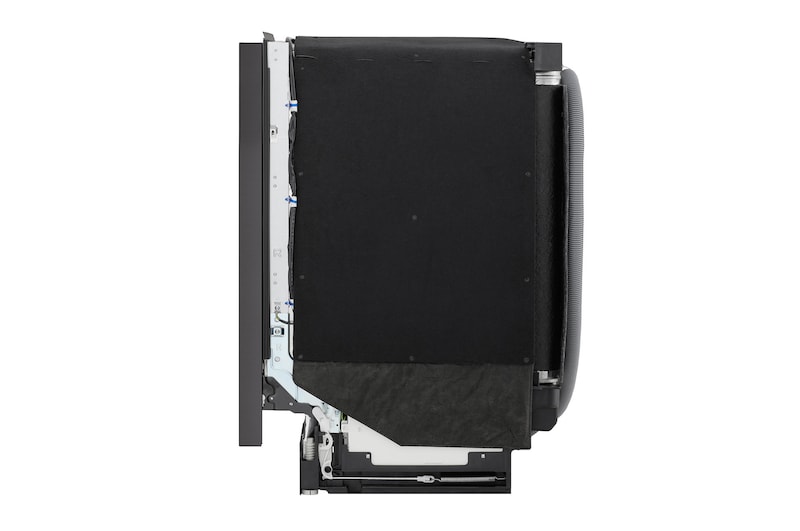 24" LG FlushFit 44 dB Top Control Dishwasher in Black Stainless - LDNPM654D