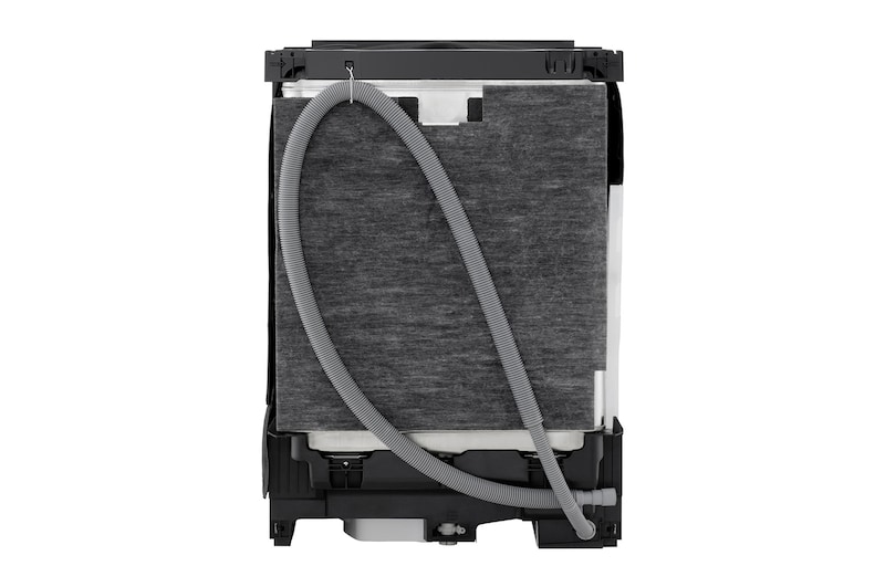 24" LG FlushFit 44 dB Top Control Dishwasher in Black Stainless - LDNPM654D