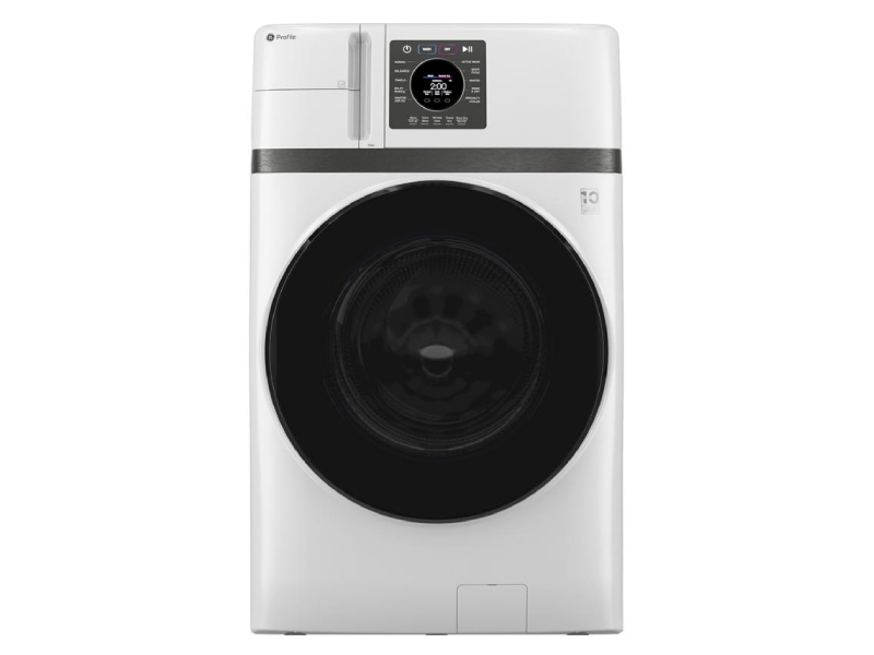 28" Profile 5.3 Cu. Ft. UltraFast Combo Ventless Heat Pump Technology Washer/Dryer in White - PFQ83HSSWWW