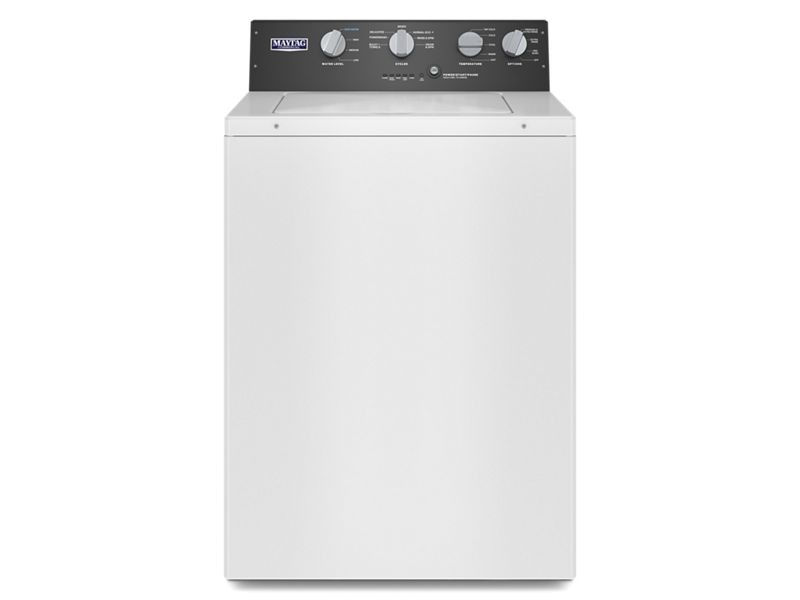 Maytag Commercial-Grade Residential Agitator Washer - 4.0 cu. ft (I.E.C.) - MVWP585GW
