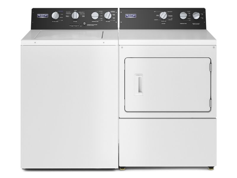 Maytag Commercial-Grade Residential Agitator Washer - 4.0 cu. ft (I.E.C.) - MVWP585GW