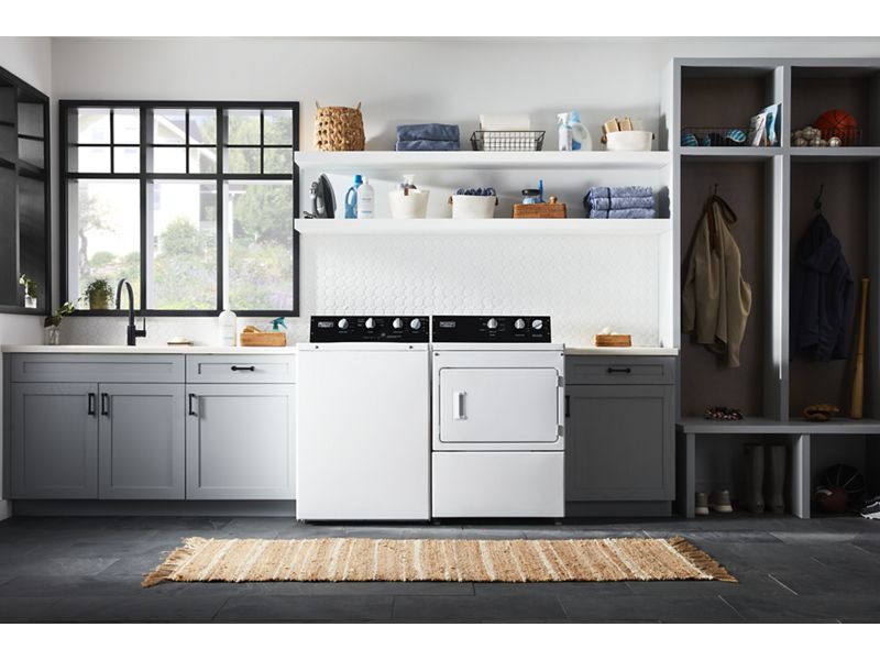 Maytag Commercial-Grade Residential Agitator Washer - 4.0 cu. ft (I.E.C.) - MVWP585GW