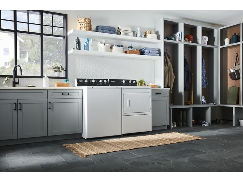 Maytag Commercial-Grade Residential Agitator Washer - 4.0 cu. ft (I.E.C.) - MVWP585GW