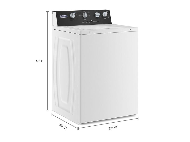 Maytag Commercial-Grade Residential Agitator Washer - 4.0 cu. ft (I.E.C.) - MVWP585GW
