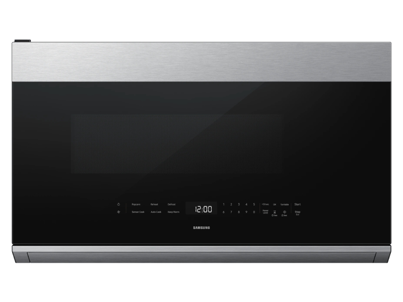 Samsung 2.1 Cu. Ft. Over-the-Range Microwave Dual Ventilation with Auto Connectivity and Wi-Fi - ME80H2160RAC