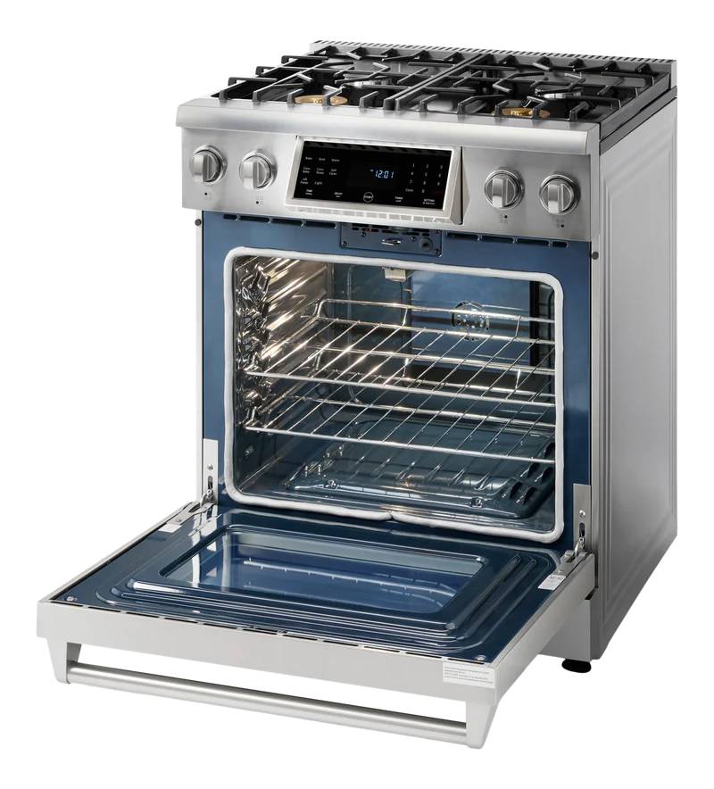 30" ThorKitchen Professional Tilt Panel Gas Range - TRG3001
