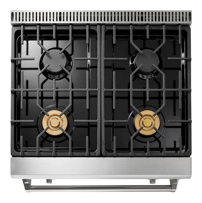30" ThorKitchen Professional Tilt Panel Gas Range - TRG3001