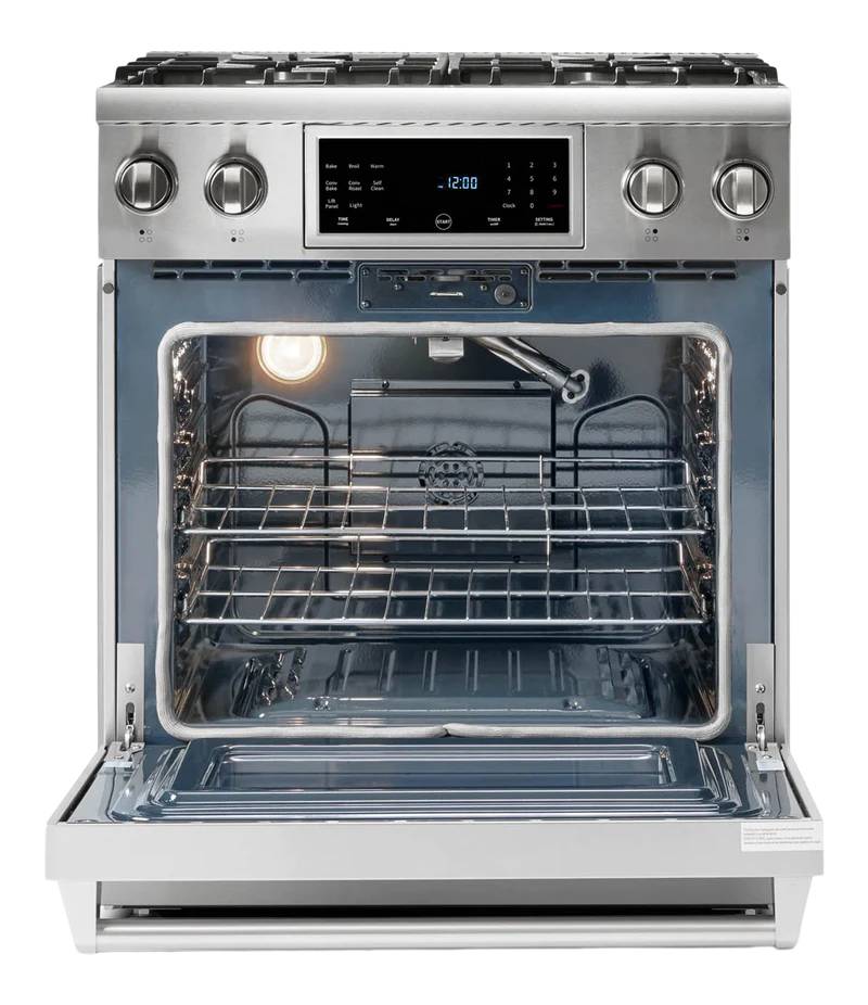 30" ThorKitchen Professional Tilt Panel Gas Range - TRG3001