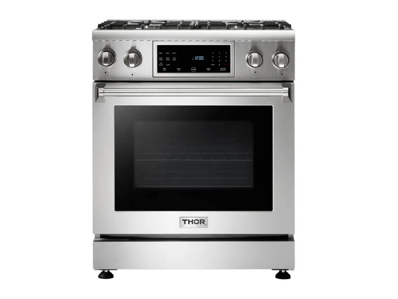 30" ThorKitchen Professional Tilt Panel Gas Range - TRG3001