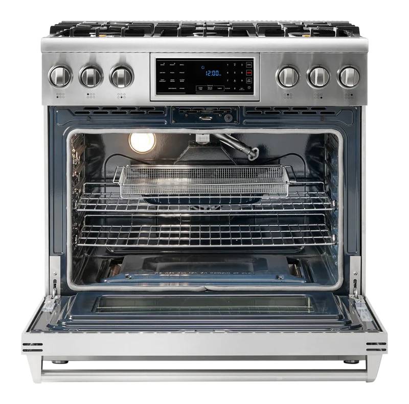 36" ThorKitchen Professional Tilt Panel Gas Range - TRG3601