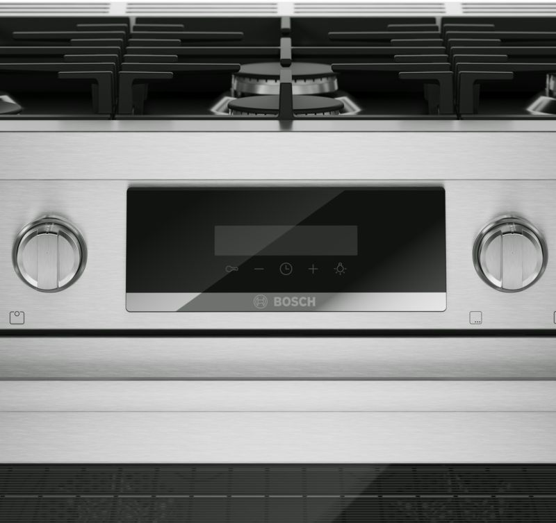 36" Bosch 800 Series Gas Freestanding Range in Stainless Steel - HGS8657UC
