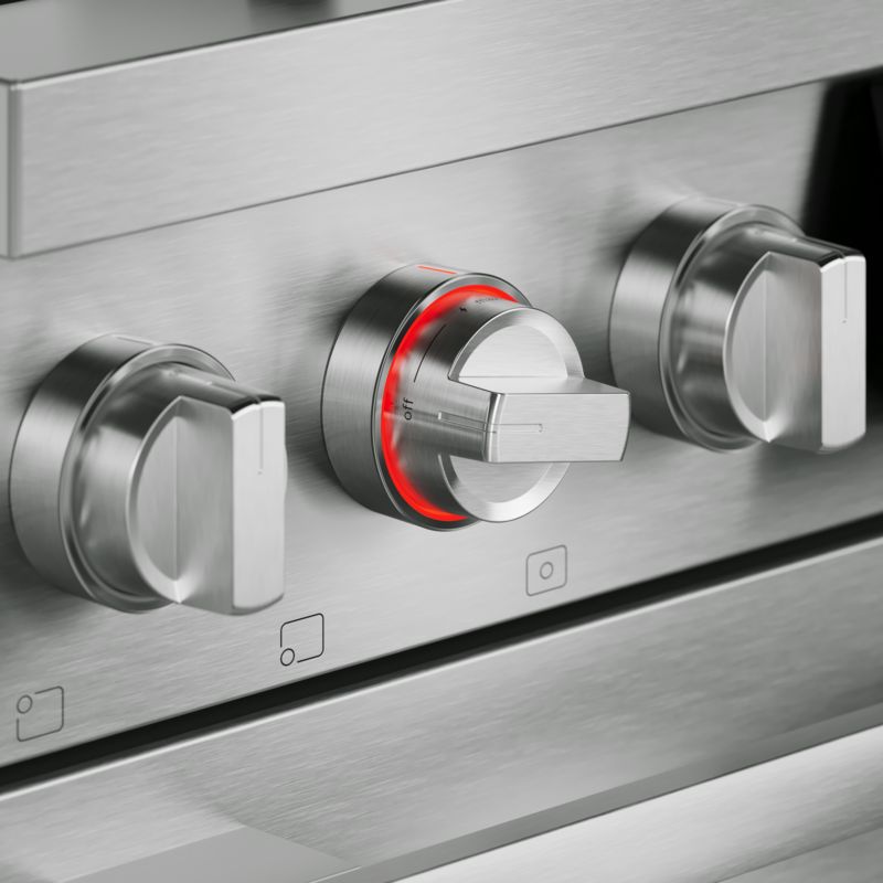 36" Bosch 800 Series Gas Freestanding Range in Stainless Steel - HGS8657UC
